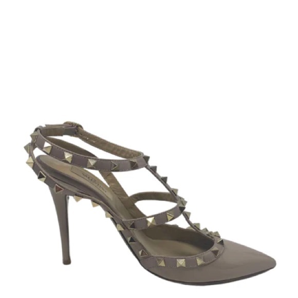 VALENTINO GARAVANI ROCKSTUD HEELS- SIZE 39 - Picture 1 of 9